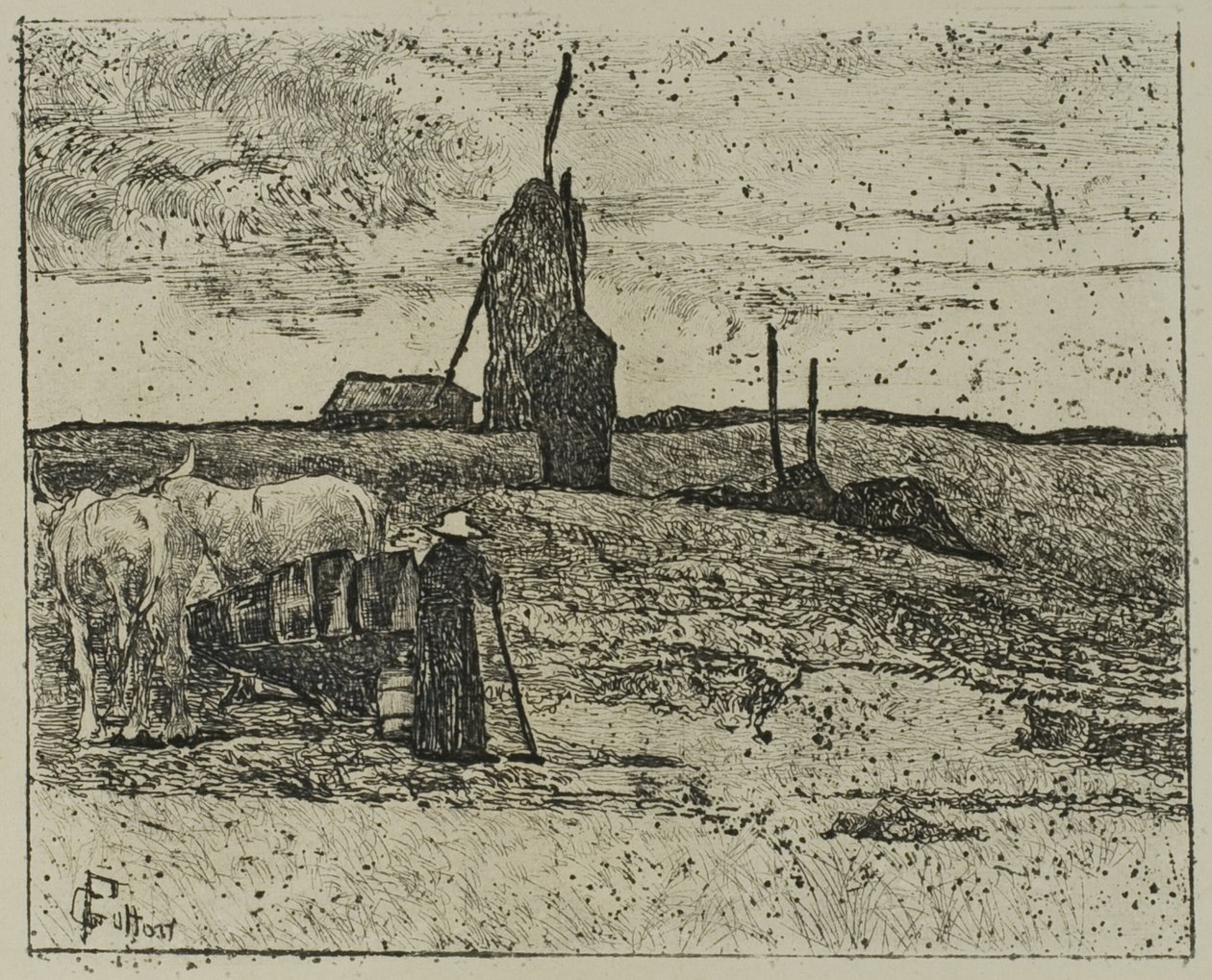 Maremma na Toscana de Giovanni Fattori