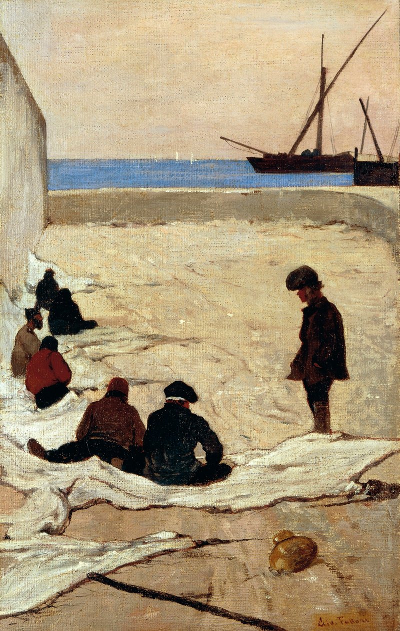 Redes de remendo de Giovanni Fattori