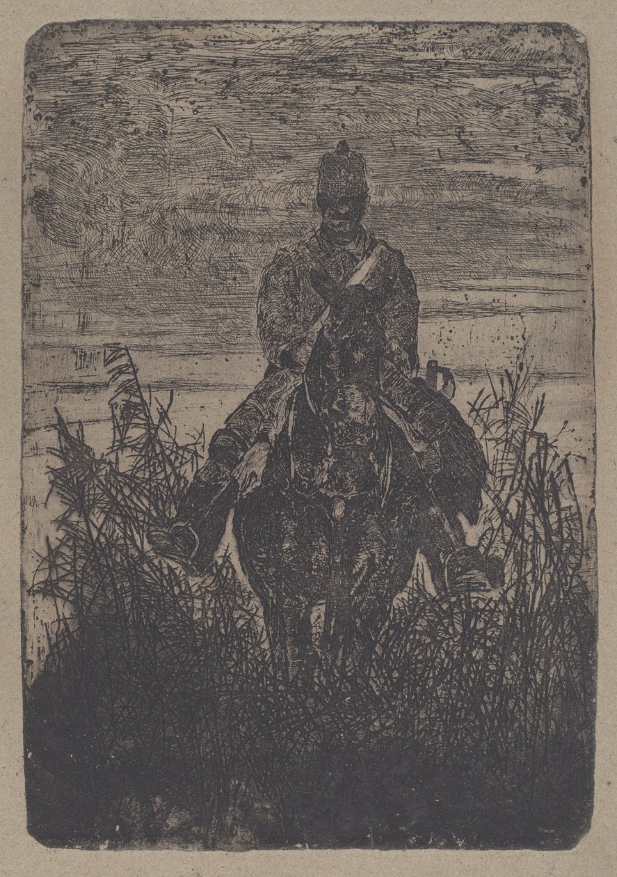 Patrulha [Exploração] de Giovanni Fattori