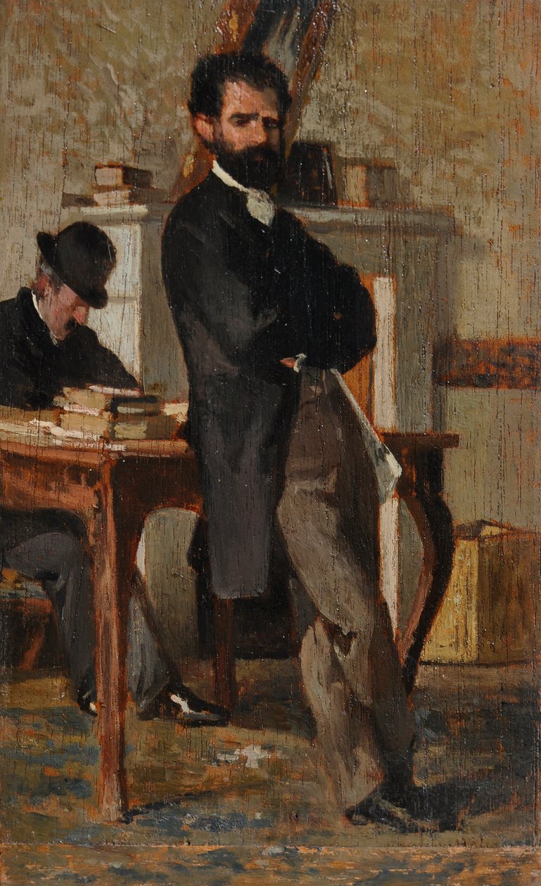 Retrato do advogado Silvestro Bongiovanni de Giovanni Fattori