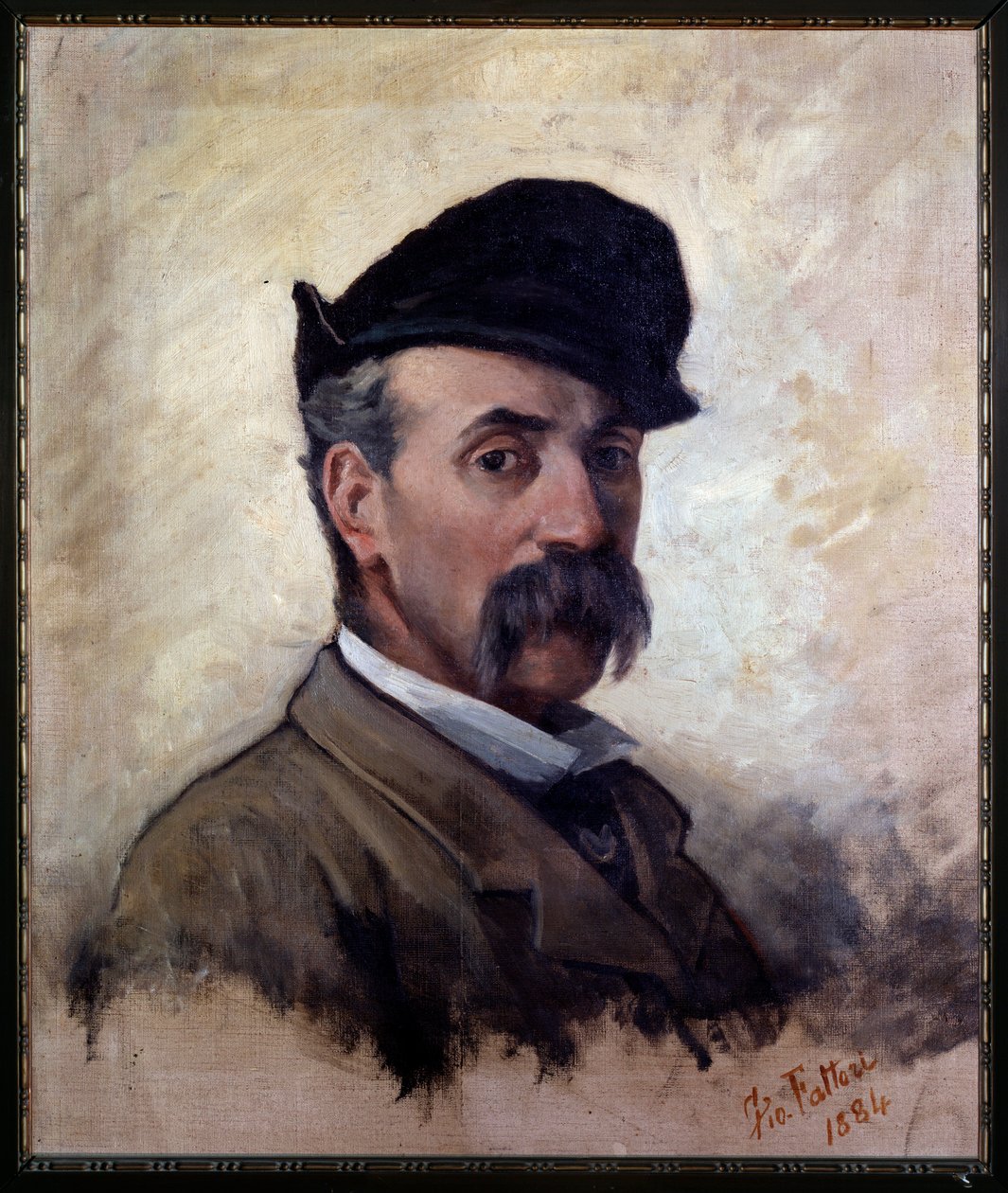 Auto-retrato aos 59 anos de idade (Pintura de Giovanni Fattori