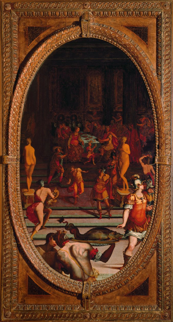 O Anel dos Policratos de Samos (Pintura de Giovanni Fedini