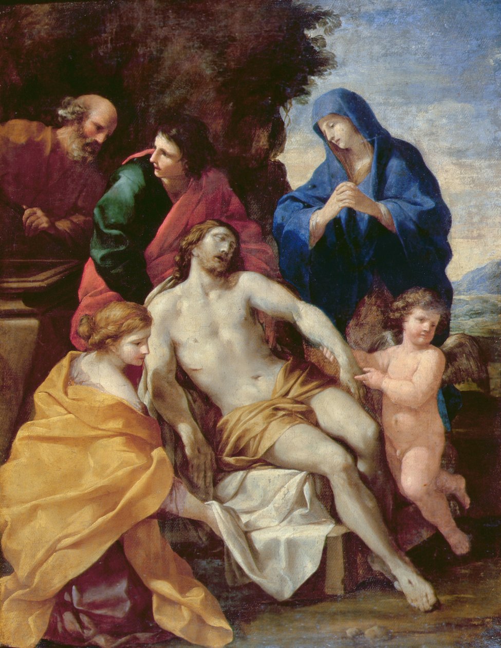 The Entombent, c.1638 (óleo sobre tela) de Giovanni Francesco (1610 62) Romanelli