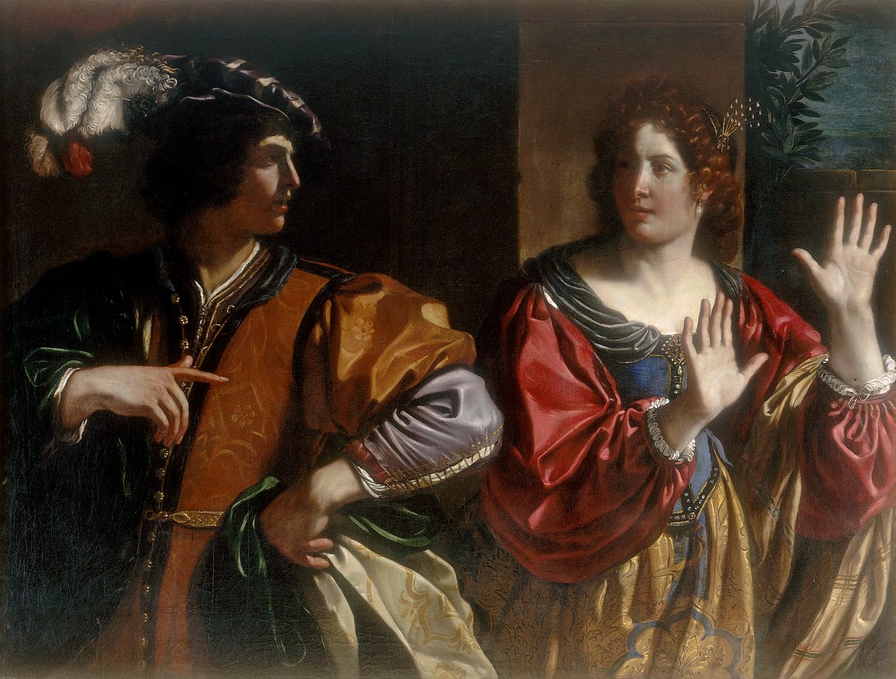 Hammon e Tamar de Giovanni Francesco Barbieri