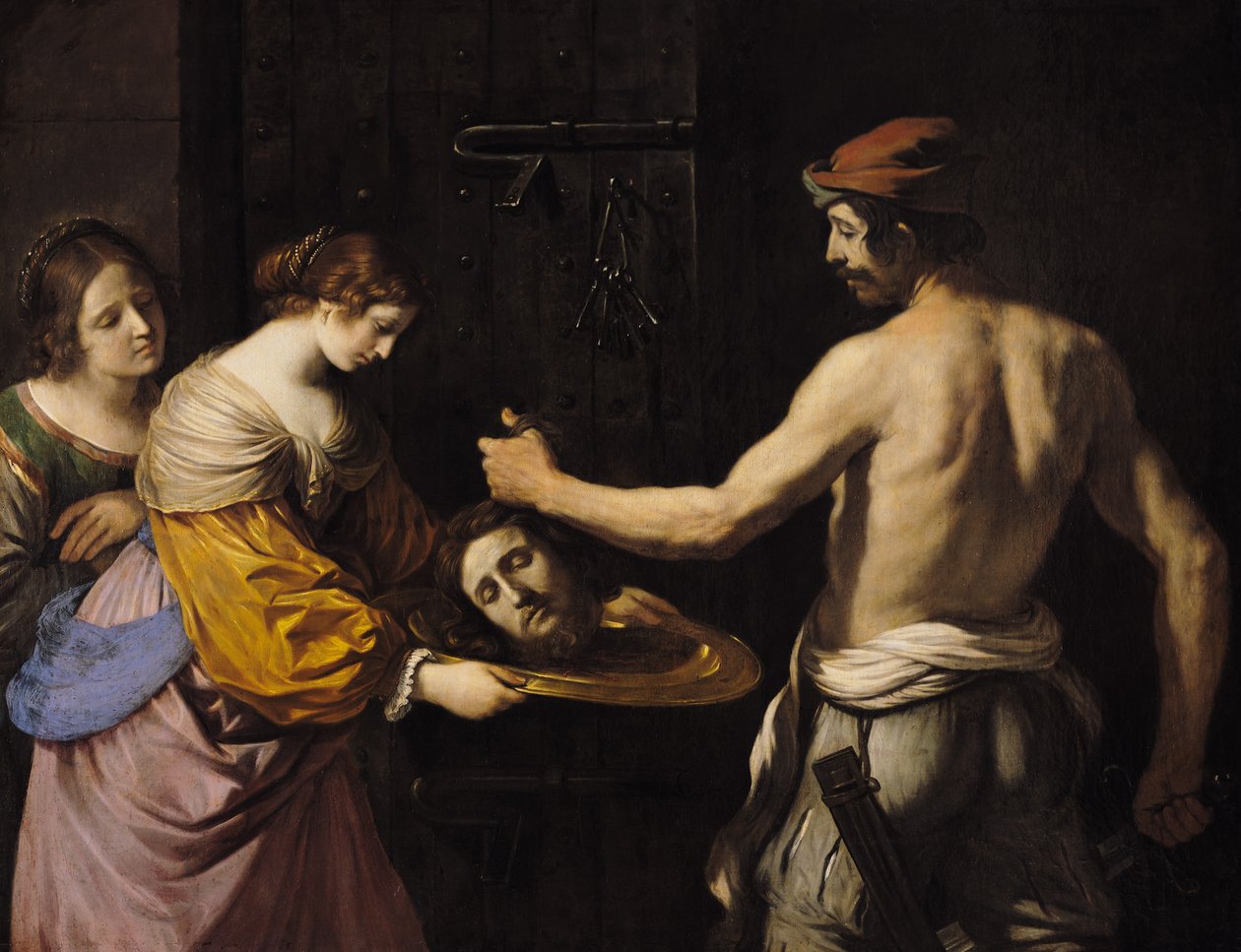 Salomé recebe a cabeça de São João Batista, 1637 de Giovanni Francesco Barbieri