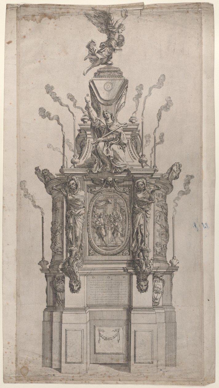 Catafalco, 1626-80. de Giovanni Francesco Grimaldi