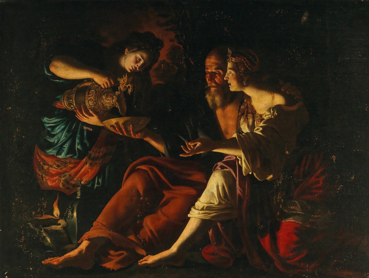 Ló e suas Filhas. de Giovanni Francesco Guerrieri