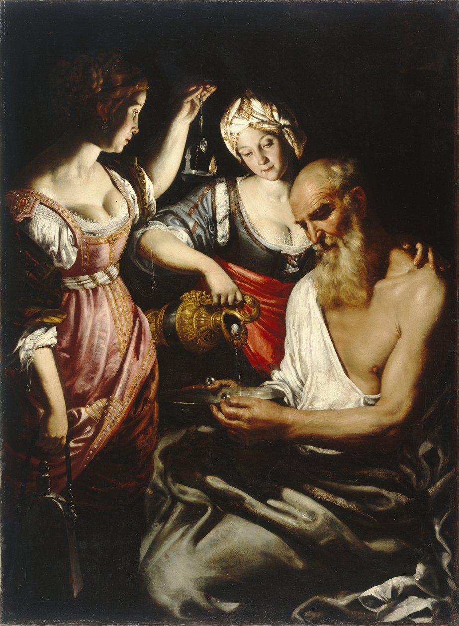 Ló e as suas filhas de Giovanni Francesco Guerrieri