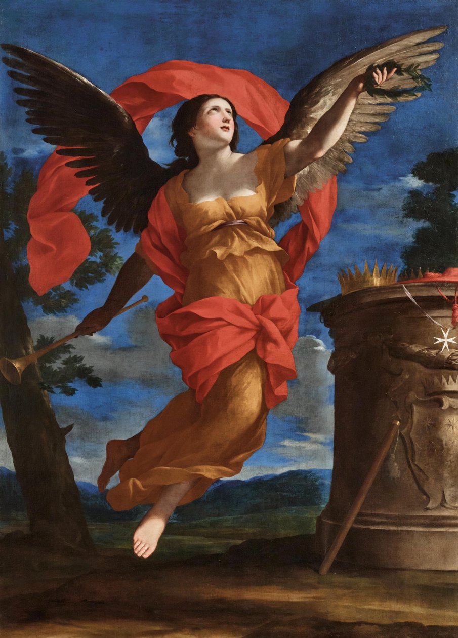 Alegoria da Fama, Entre 1646 e 1648. de Giovanni Francesco Romanelli