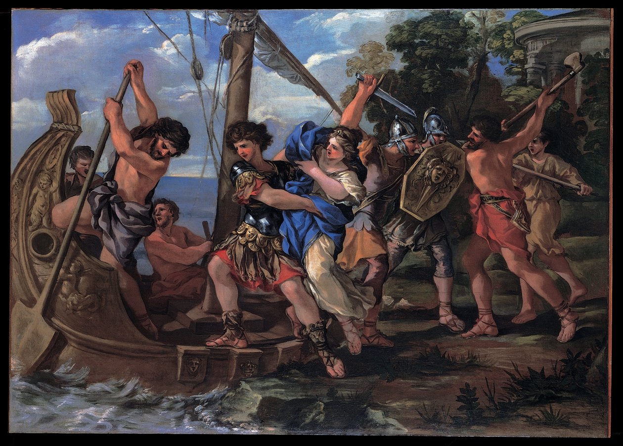 O rapto de Elena de Giovanni Francesco Romanelli