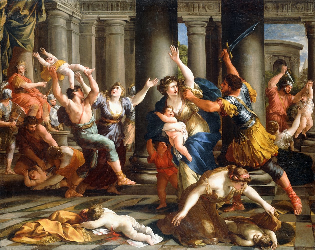 O Massacre dos Inocentes, c.1631 de Giovanni Francesco Romanelli