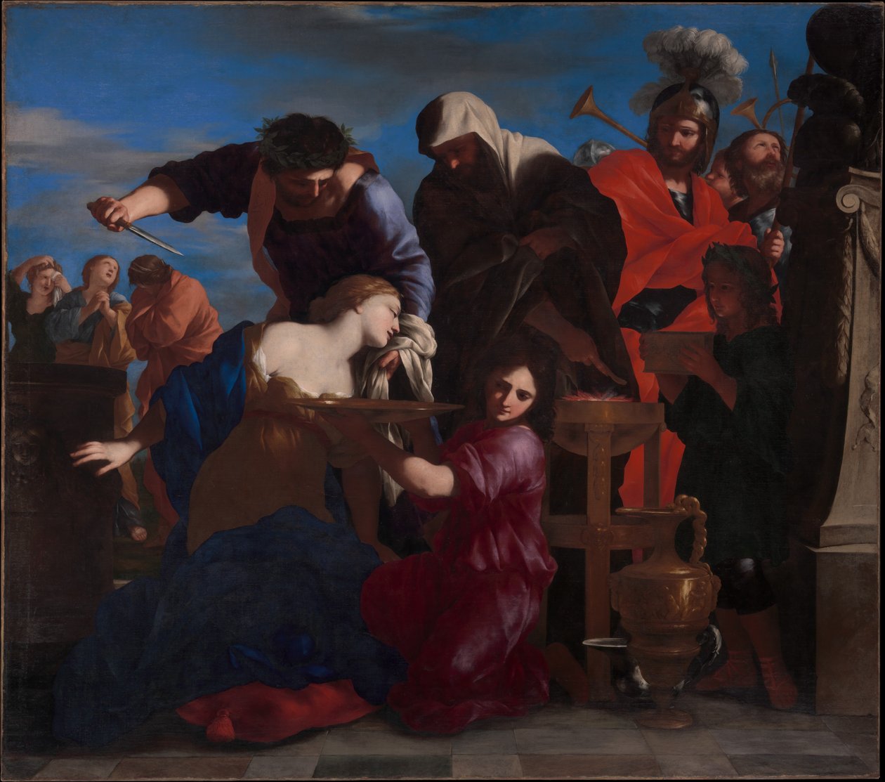 O sacrifício de Políxena de Giovanni Francesco Romanelli
