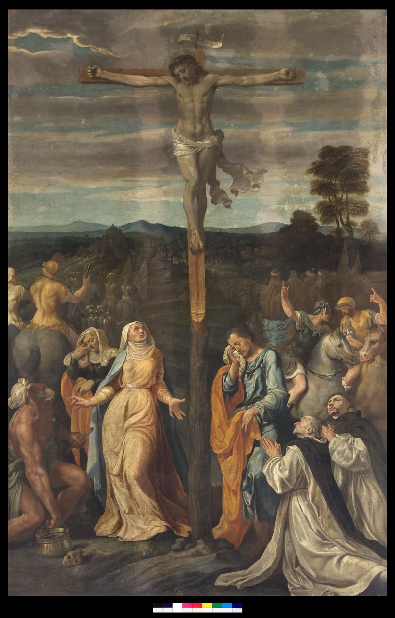 Crucificação, 1541-45 de Giovanni Fratino