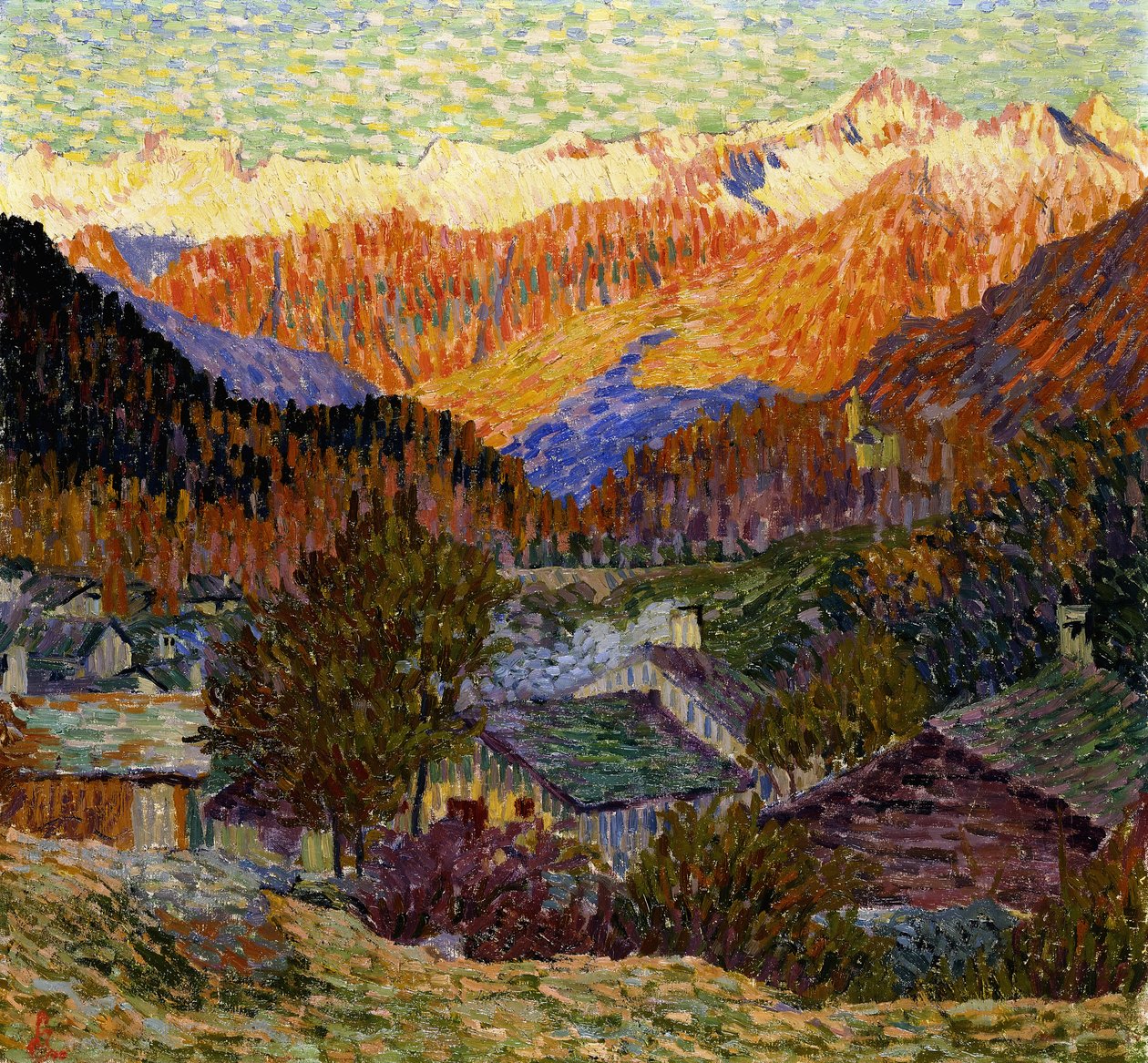 Manhã de outono de Giovanni Giacometti