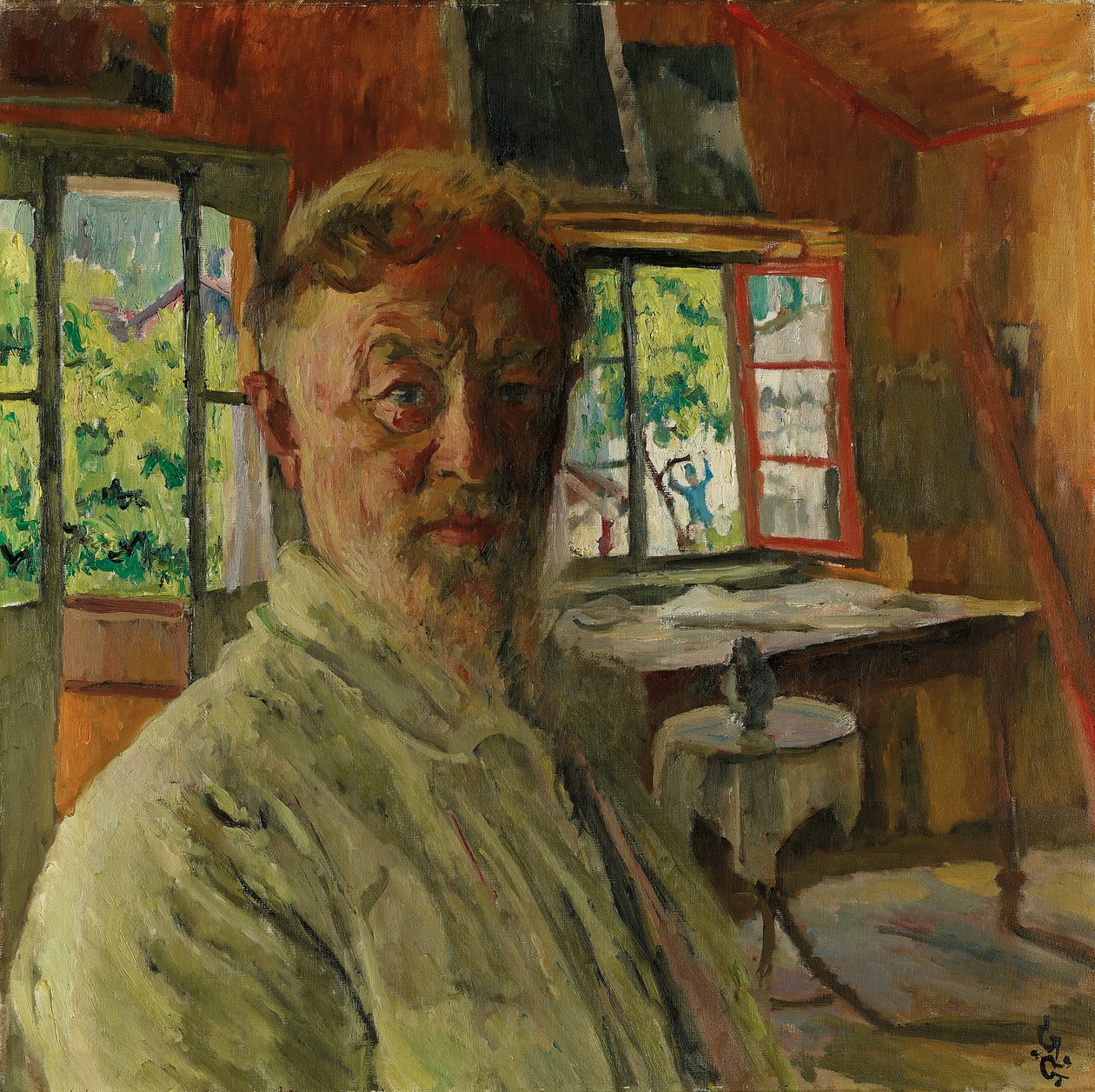 Auto-retrato, 1931 de Giovanni Giacometti