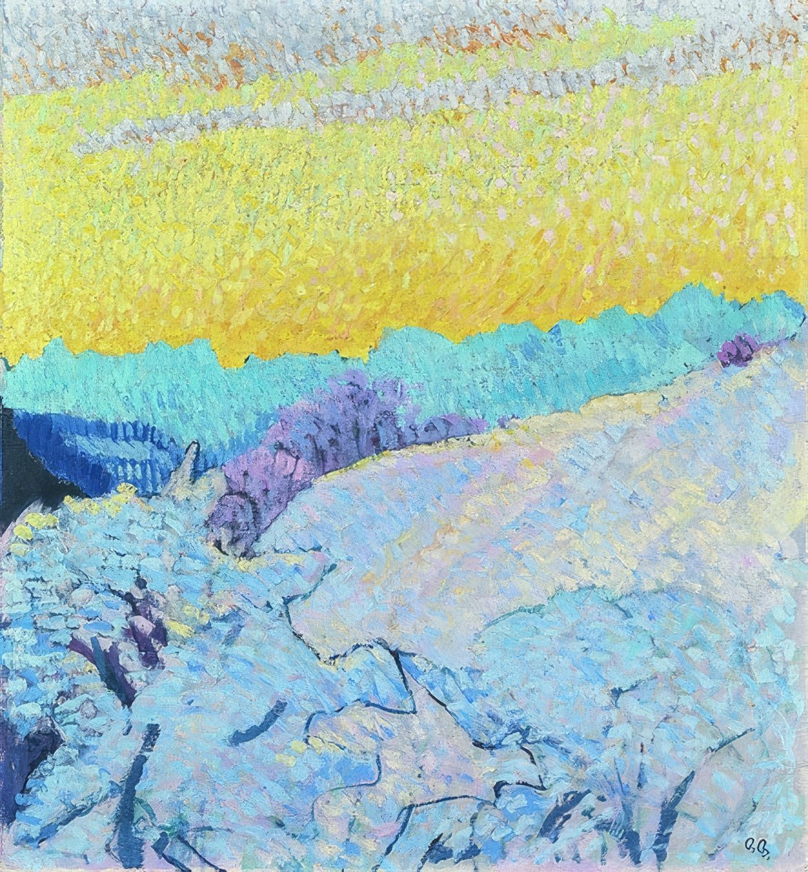 Winterabend. 1905-06 de Giovanni Giacometti