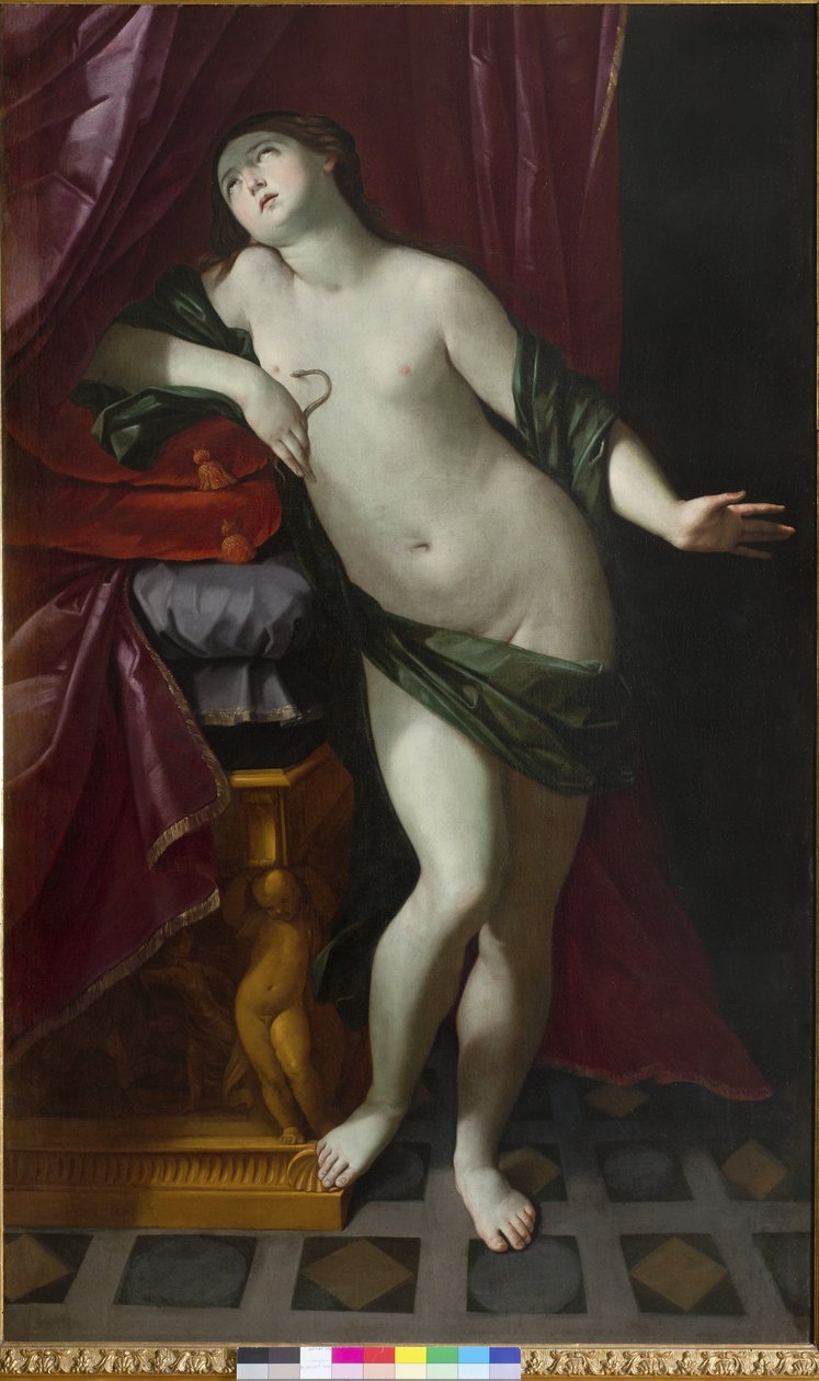 Morte de Cleópatra, 1625-26 de Giovanni Giacomo Sementi