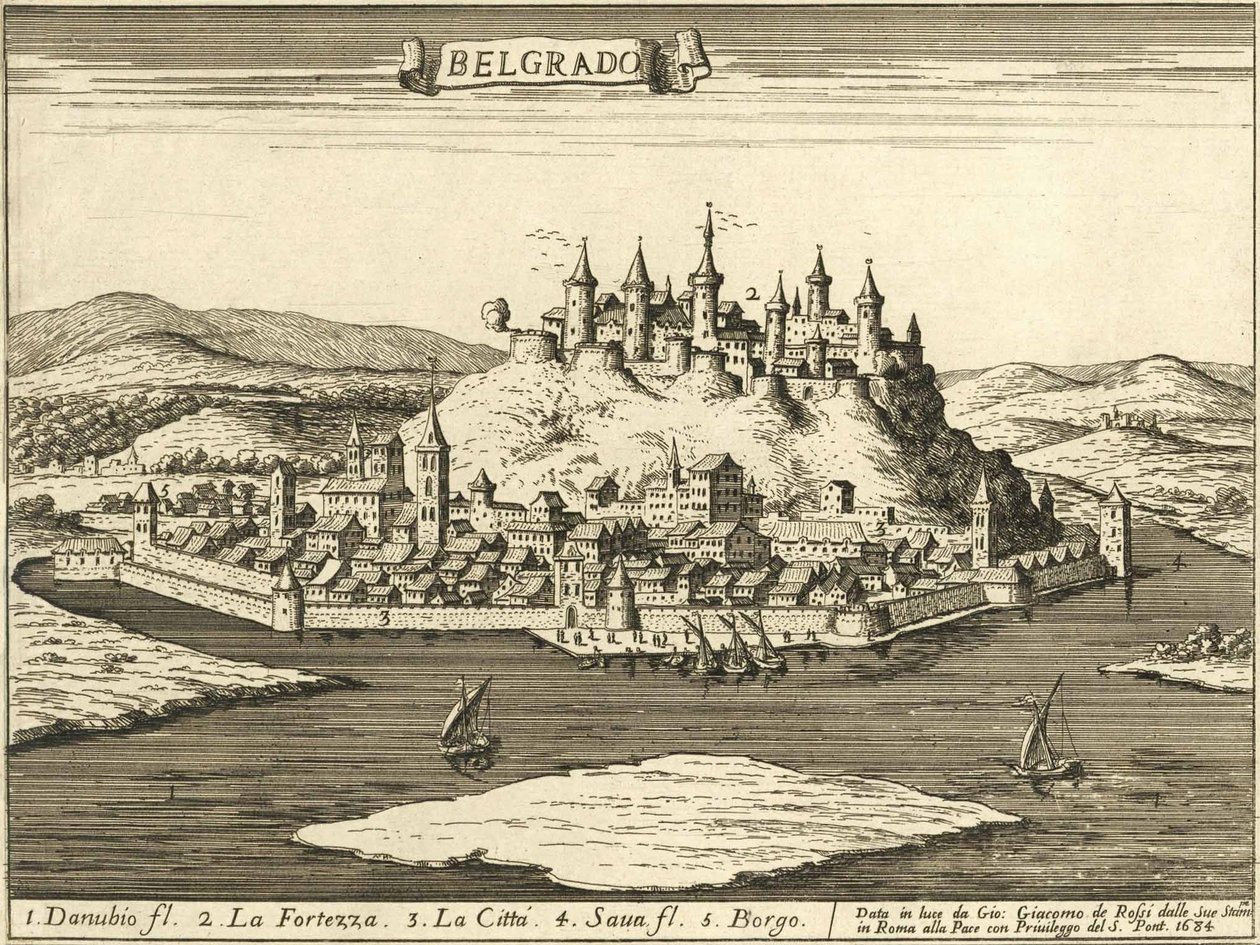 Castelo de Belgrado (Giovanni Giacomo De Rossi, 1683) de Giovanni Giacomo De Rossi