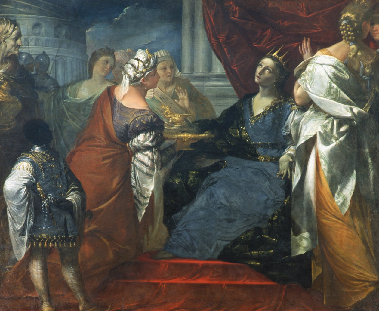 Rainha Artemisia bebendo as cinzas de Mausolo de Giovanni Gioseffo da Sole