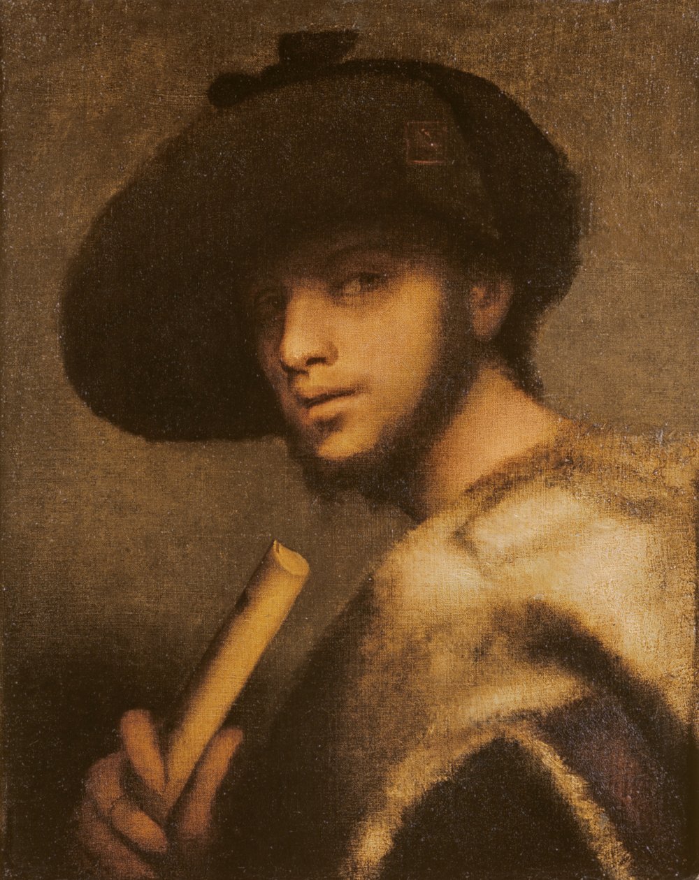 A Piper (óleo sobre tela) de Giovanni Girolamo Savoldo