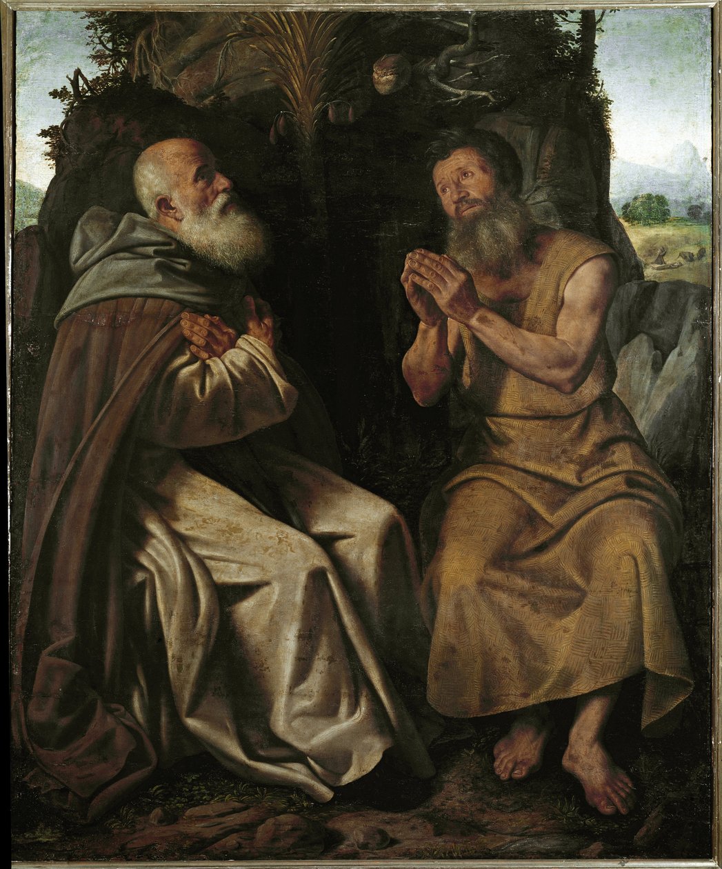 Santo Antônio Abade de Giovanni Girolamo Savoldo