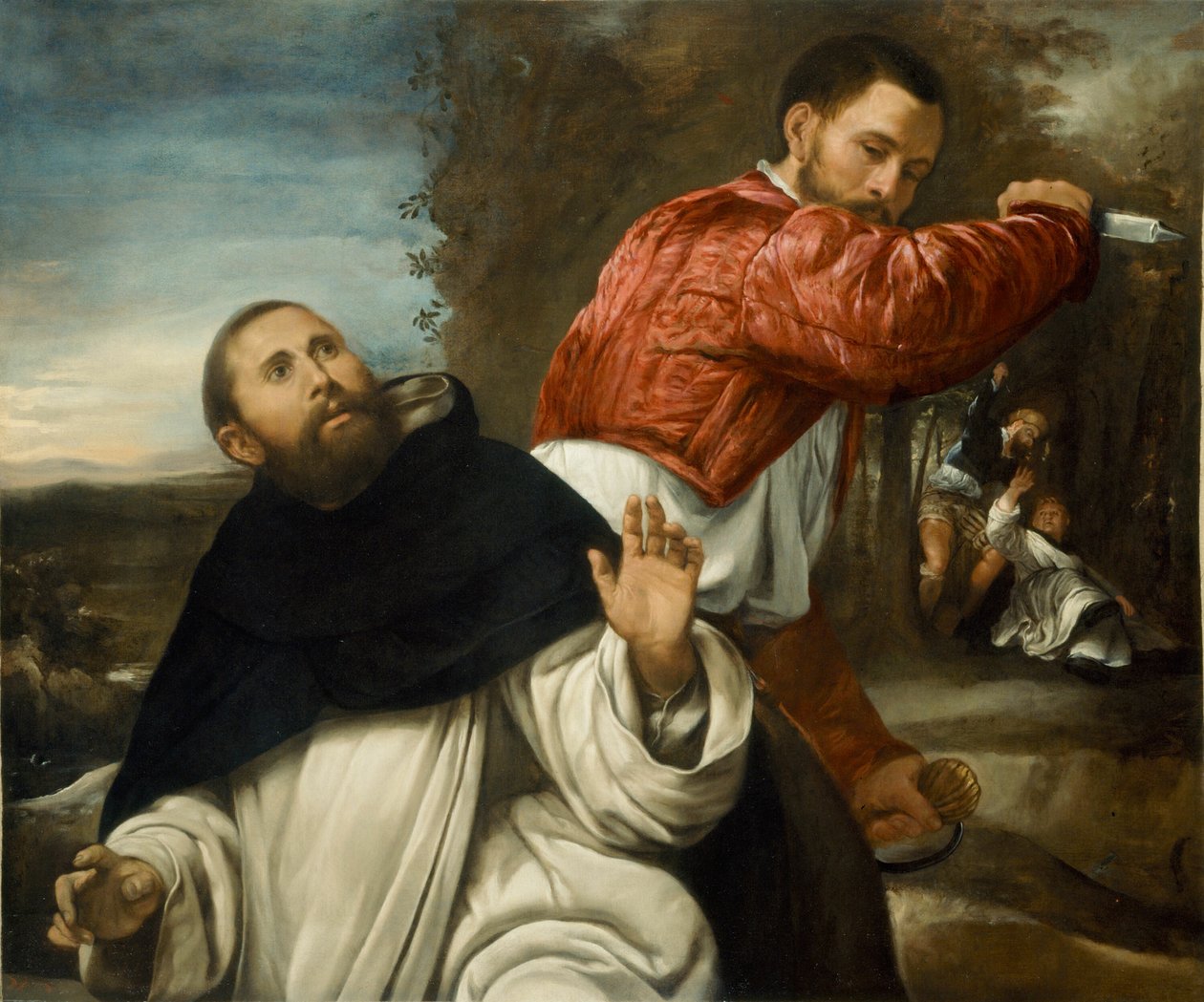 A Morte de São Pedro Mártir de Giovanni Girolamo Savoldo
