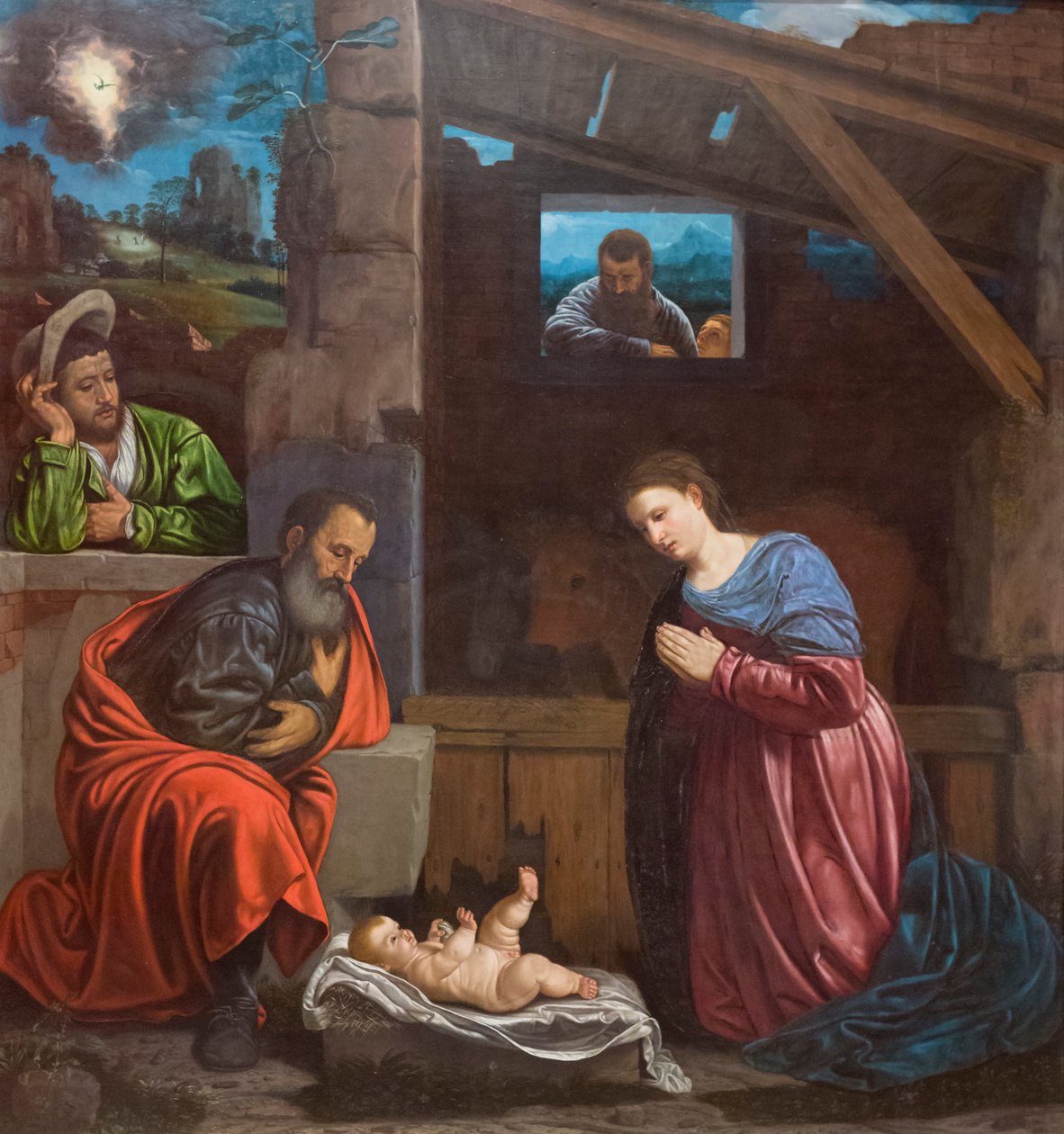 A adoração dos pastores de Giovanni Girolamo Savoldo