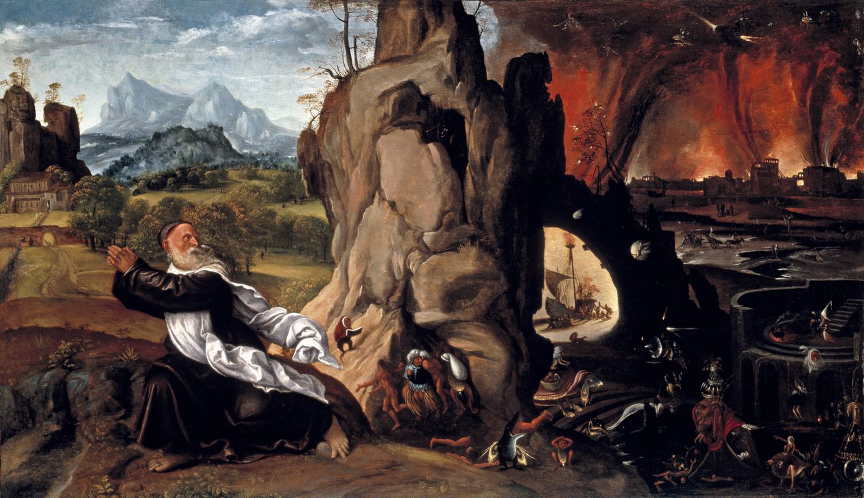 Tormento de Santo António de Giovanni Girolamo Savoldo