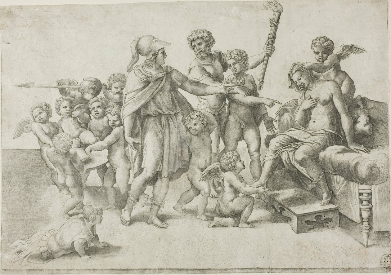 Alexandre e Roxana de Giovanni Jacopo Caraglio