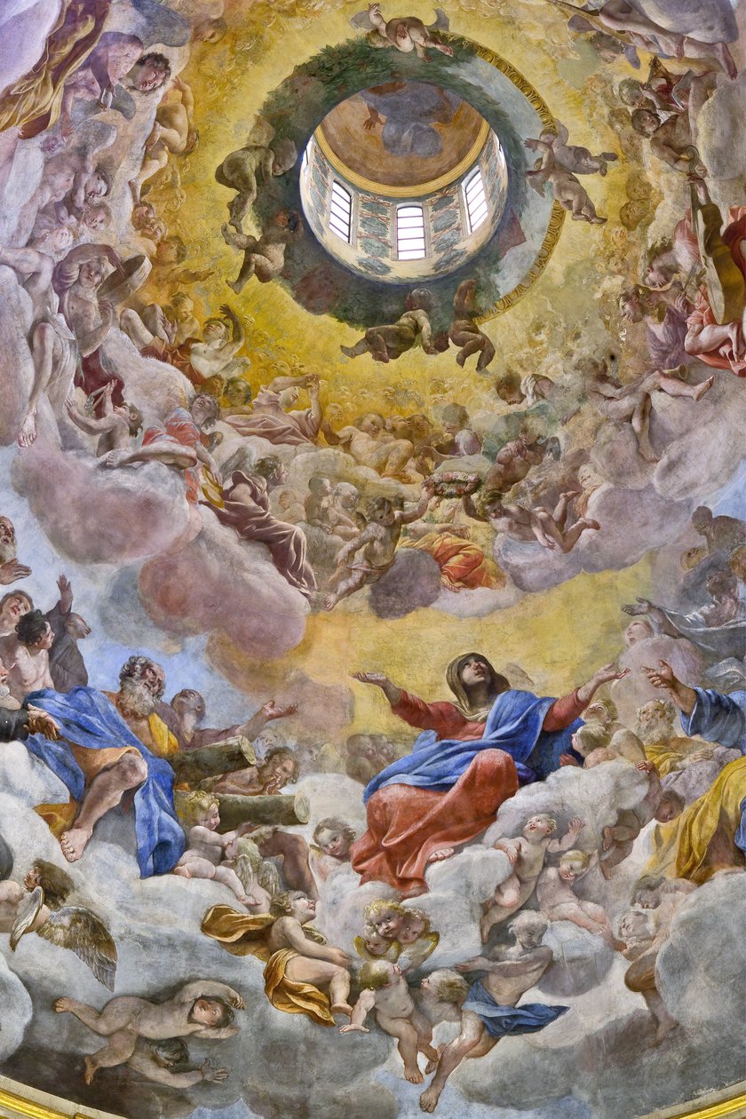 Glória do Paraíso, detalhe de Giovanni Lanfranco