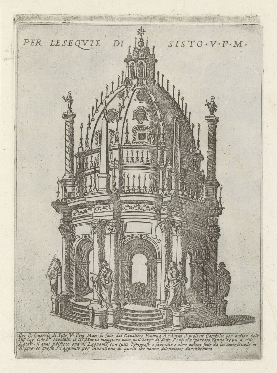 Grafmonument voor paus Sixtus V
Per l