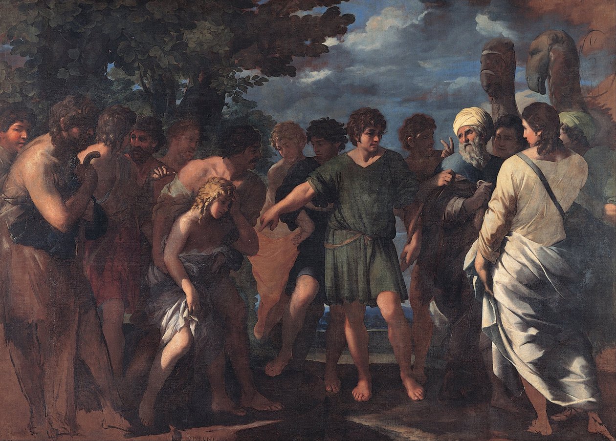 José vendido por seus irmãos, 1636-1641 de Giovanni Maria Bottala