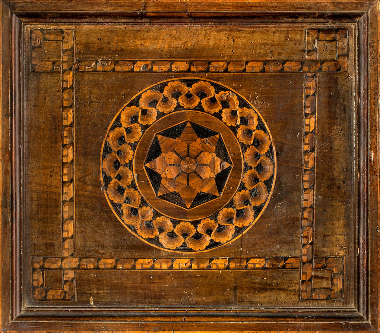 Coro Canônico Lignaino, Inlaid de Giovanni Maria Platina 1484, Lower Stall de Giovanni Maria Platina