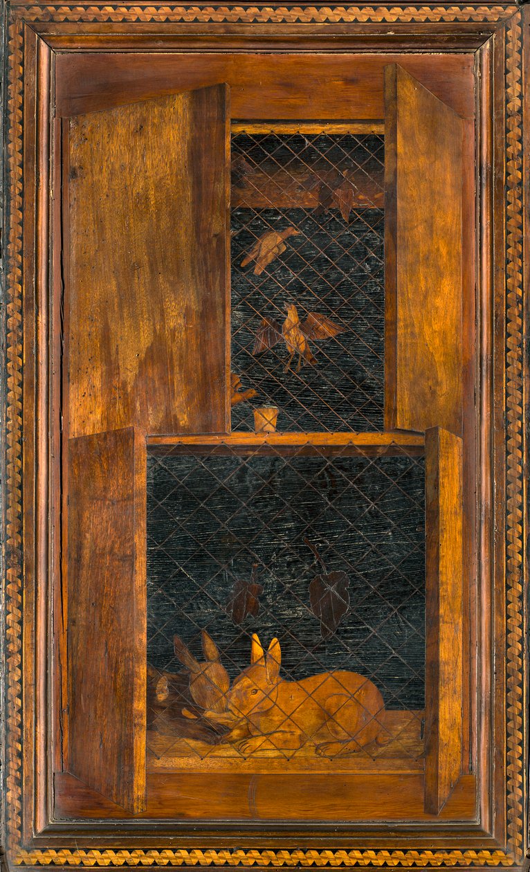 Coro Canônico Ligeano, Inlaid de Giovanni Maria Platina 1484, Superior Stall de Giovanni Maria Platina