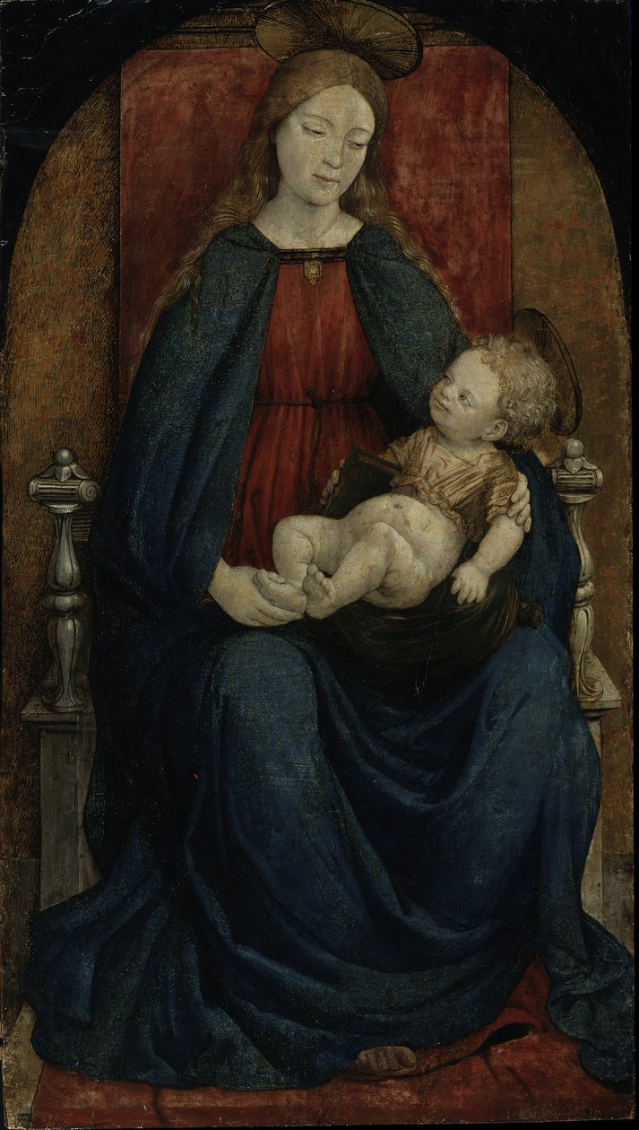 Virgem e Criança, c.1480 de Giovanni Martino Spanzotti