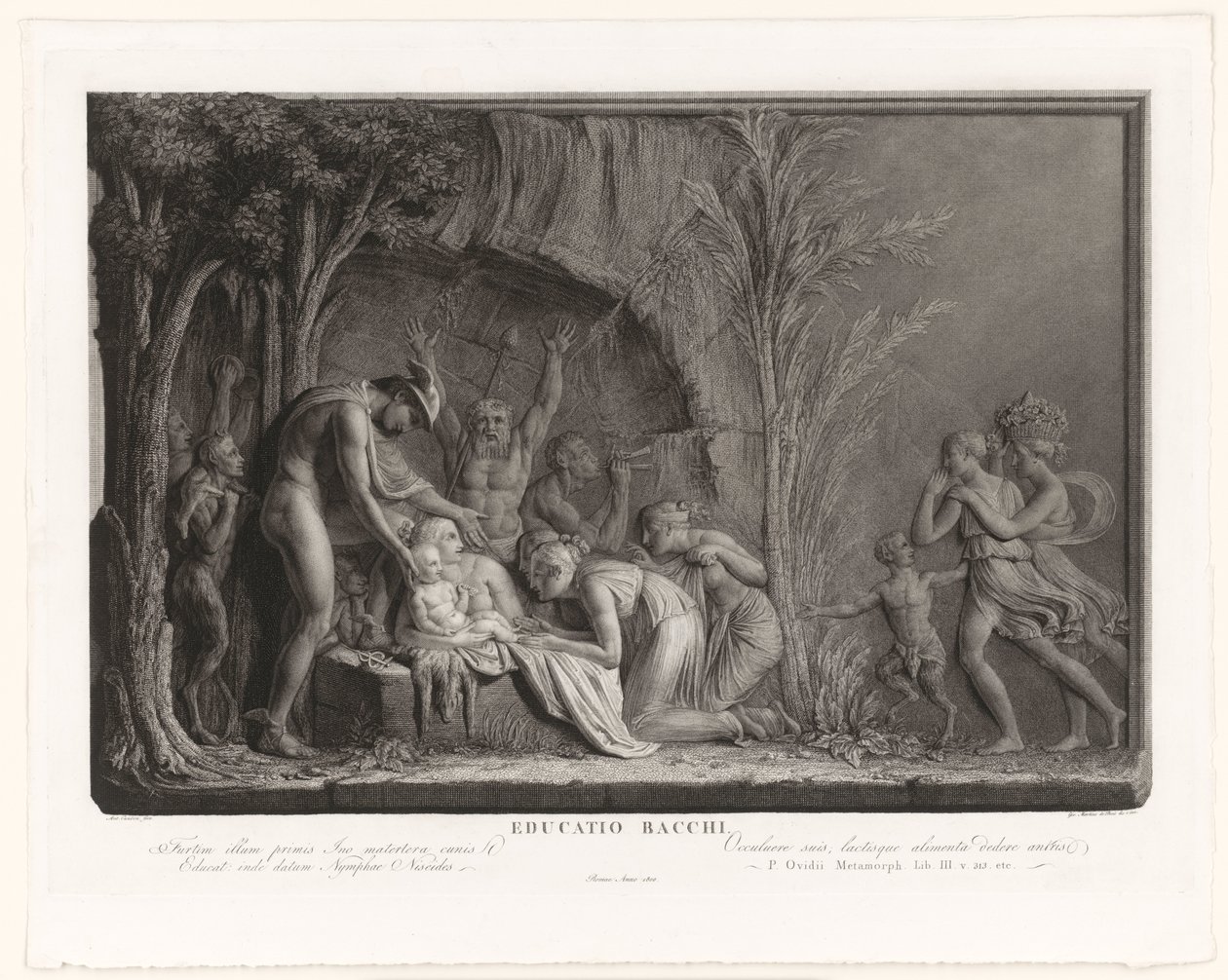 A Educação de Bacchus de Giovanni Martino dei Boni