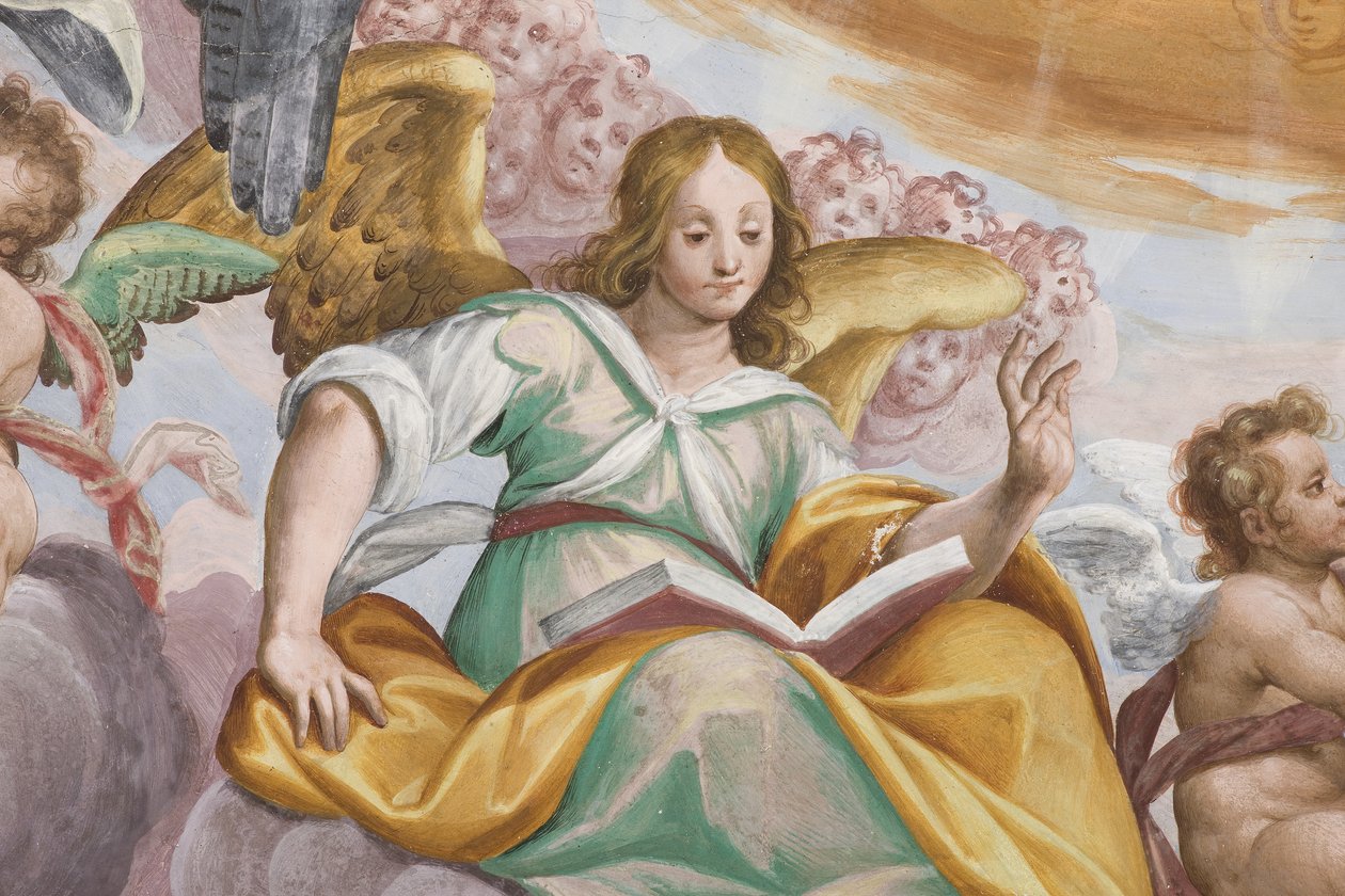 Anjo e putti de Giovanni Mauro della Rovere