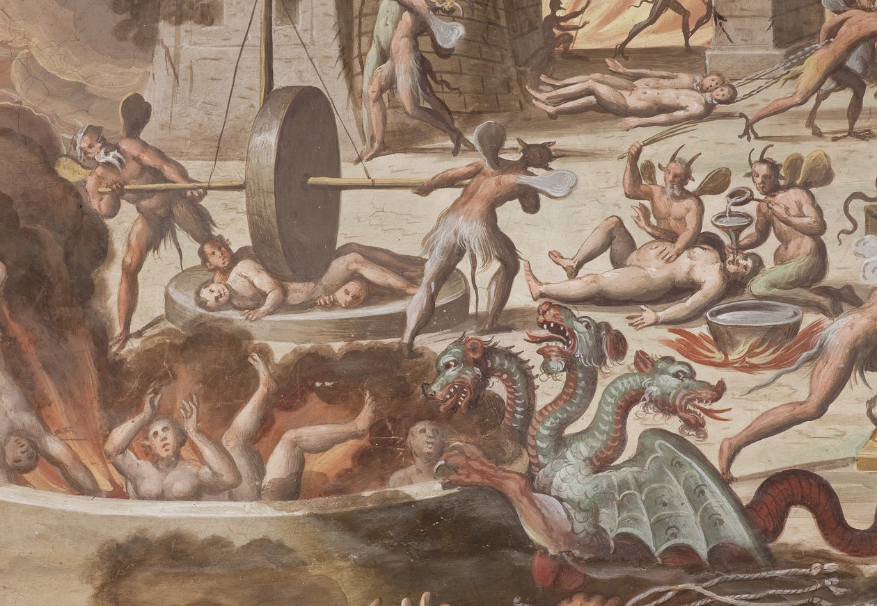 Inferno, 1614 (detalhe de 3498680) de Giovanni Mauro della Rovere