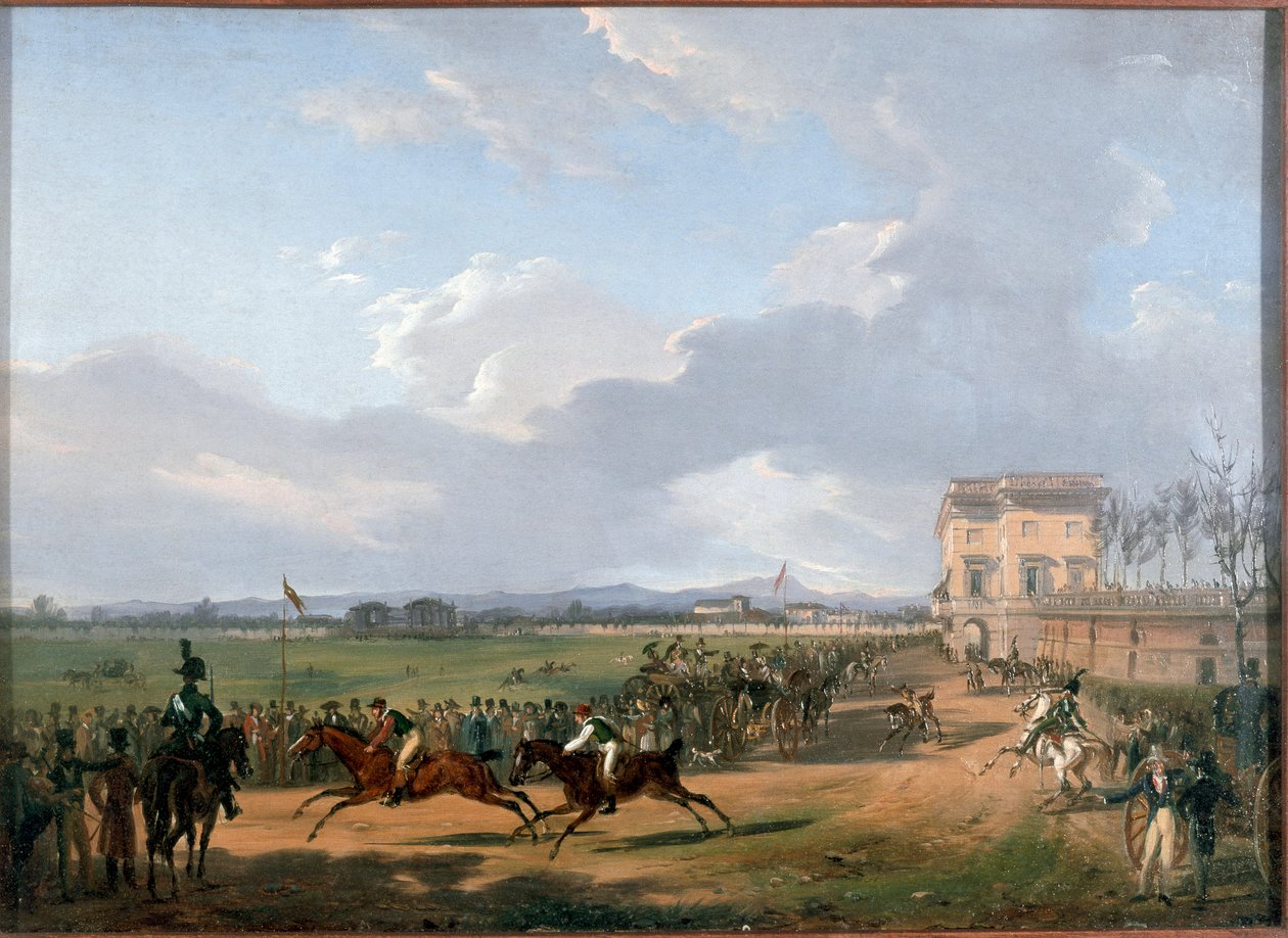 Corridas de cavalos na Piazza d