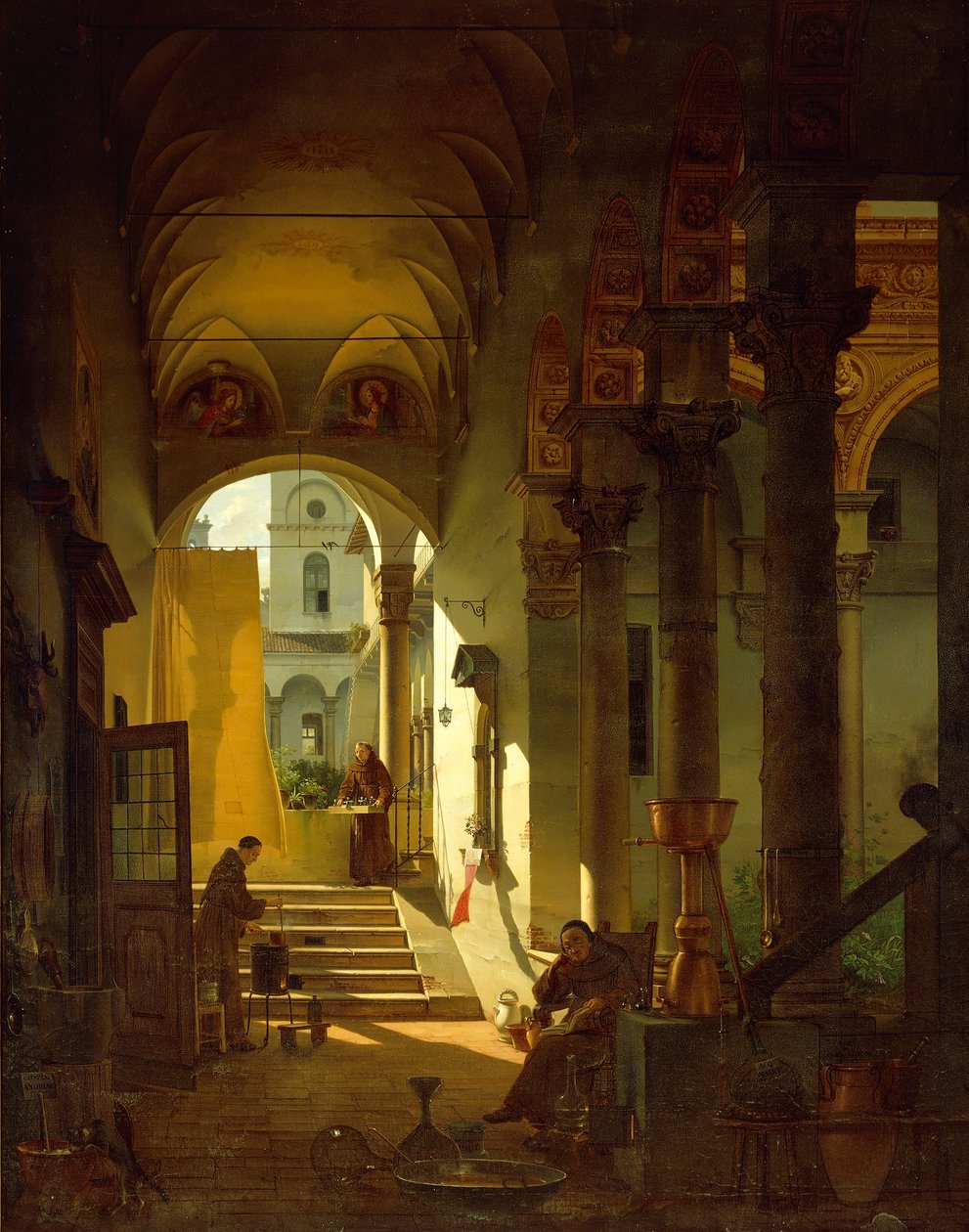 O boticário de um claustro, de Giovanni Migliara de Giovanni Migliara