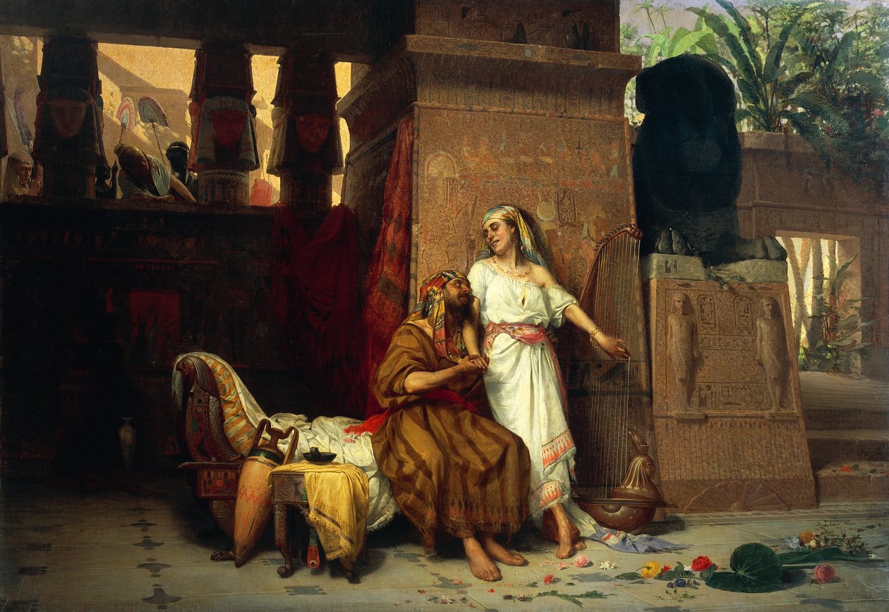 Abraão e Sara na corte dos faraós de Giovanni Muzzioli
