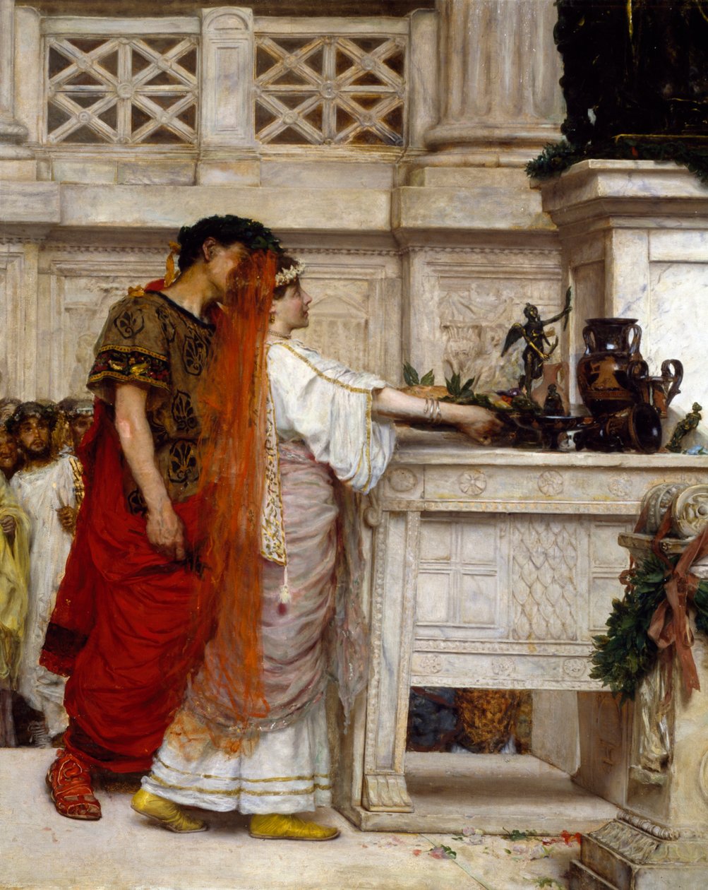 Proposta de casamento, por Giovanni Muzzioli (1854-1894), Detalhe de Giovanni Muzzioli