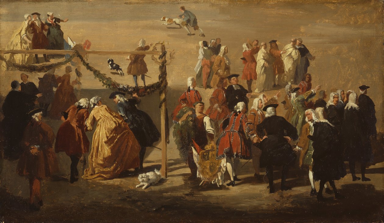 Festival na Piazza Navona, 1729. de Giovanni Paolo Panini