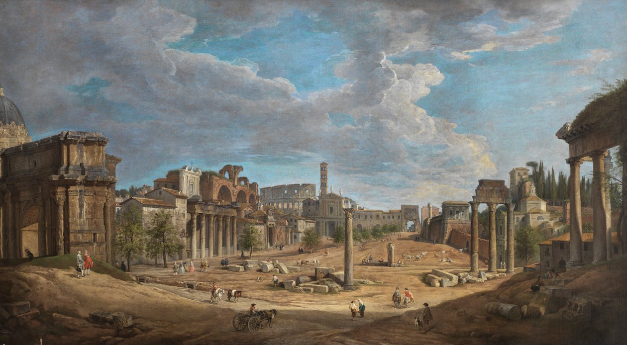 Fórum Giovanni Paolo Pannini em Roma de Giovanni Paolo Panini