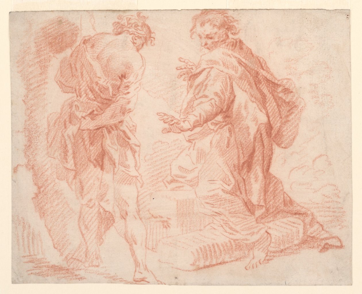 Figuras em pé e ajoelhadas de Giovanni Paolo Panini