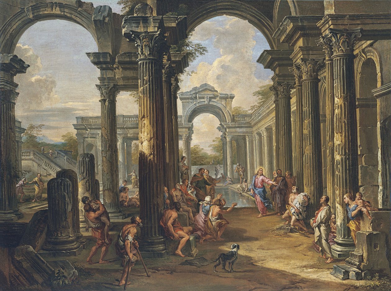 A piscina de Bethesda de Giovanni Paolo Pannini