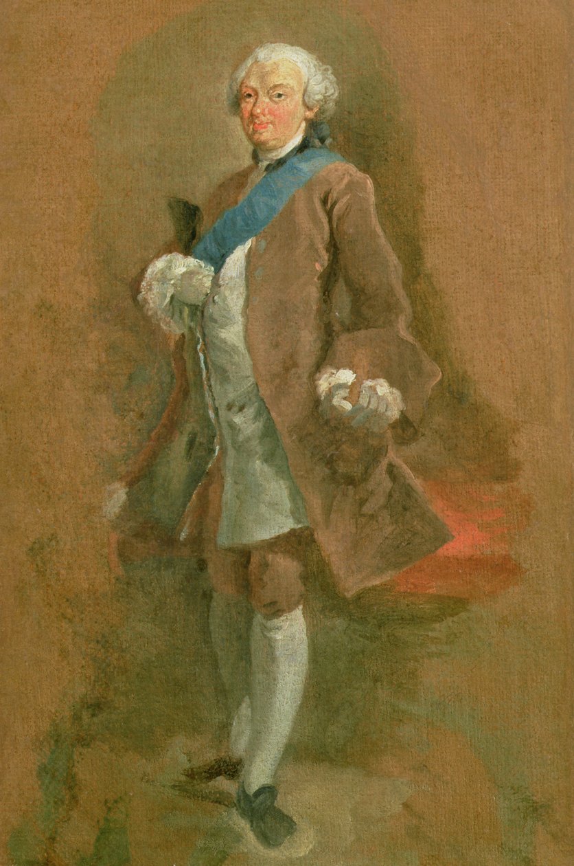 Retrato do Duque de Choiseul, c.1757 de Giovanni Paolo Pannini