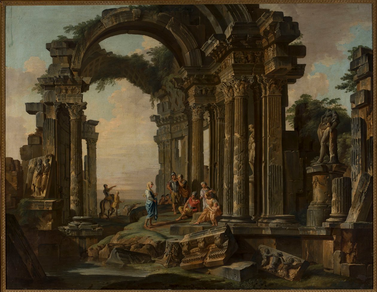 Ruínas romanas de Giovanni Paolo Pannini