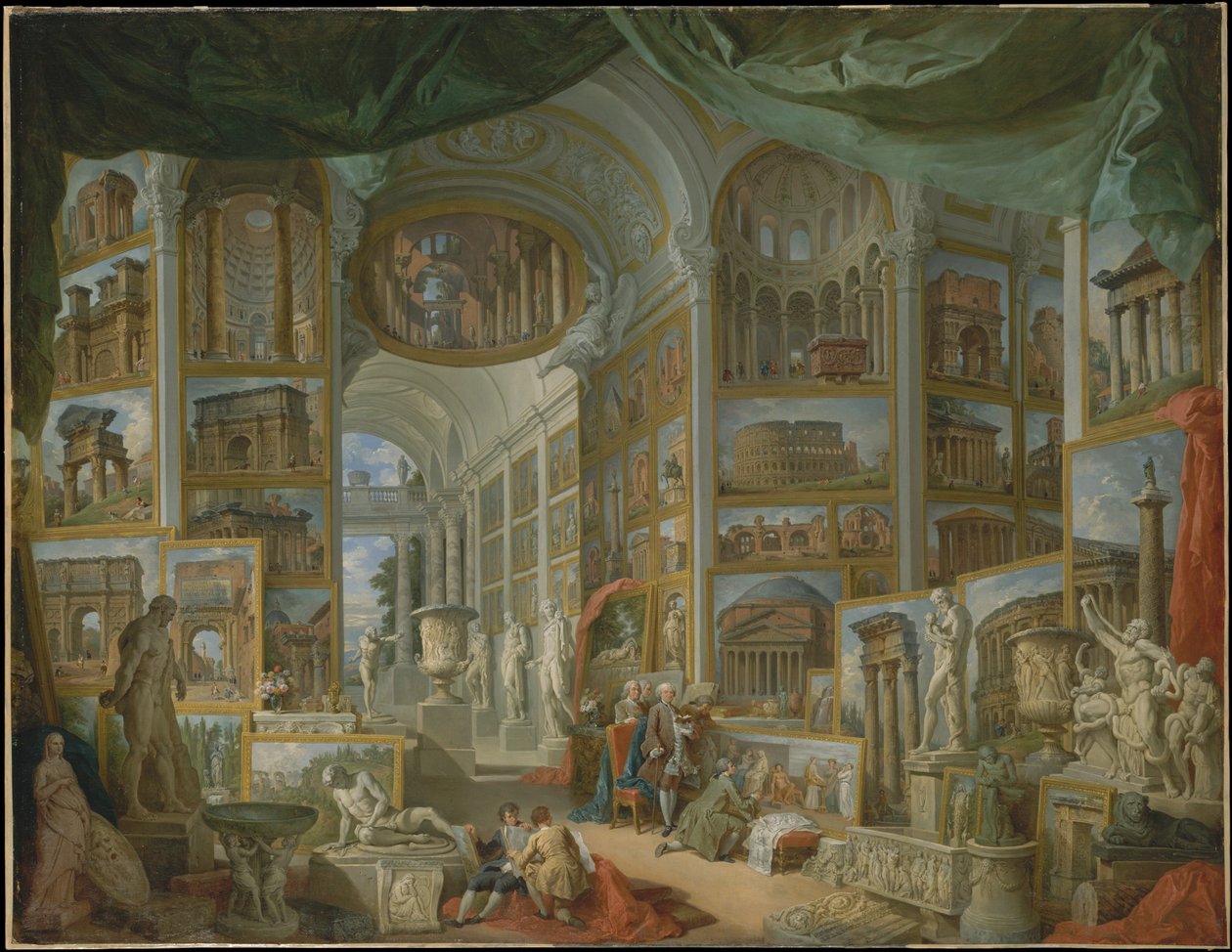 Roma Antiga, 1757 de Giovanni Paolo Pannini