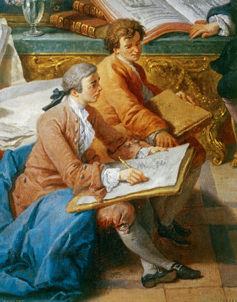 Galeria de vistas da Roma moderna ... de Giovanni Paolo Pannini or Panini